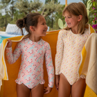 girls bluebells rashguard one piece