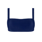 women's navy bandeau bikini top