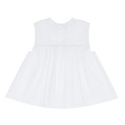 girls white align tank