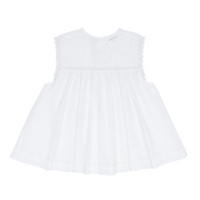 girls white align tank