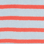 light blue and peach stripe