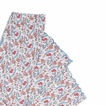 women's mercado bloom short sleeve pima pajamas set