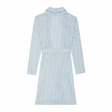 women's slate floral pima robe