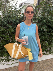 women's le marin dot pintuck dress