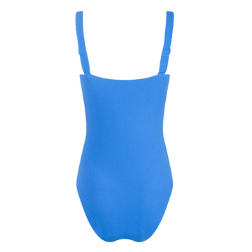 women's deep sea blue terry one piece