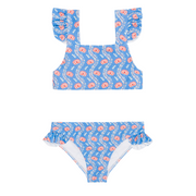 girls blue primrose tie back bikini