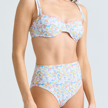 women's jasmine blossom high waist bikini bottom