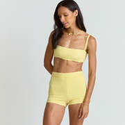women's soleil gingham swim short