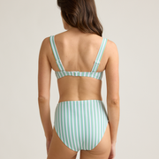 women's tamarin stripe high waist bikini bottom