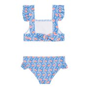 girls blue primrose tie back bikini