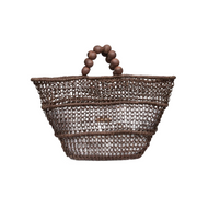 POOLSIDE cocoa comporta tote