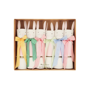meri meri gingham bow bunny crackers