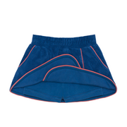 girls newport navy french terry tennis tank top and skort set