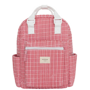 poppy gingham coated everyday backpack