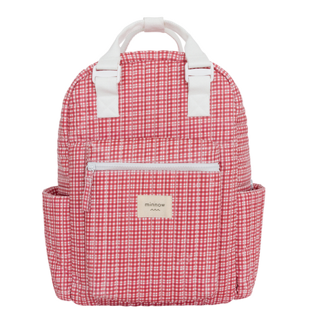 poppy gingham backpack – minnow