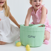 gustavia gingham quilted easter bucket