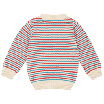unisex marina stripe knit sweater