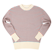 women's marina stripe knit sweater