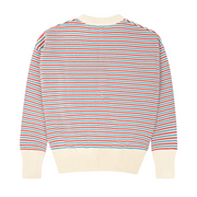 women's marina stripe knit sweater