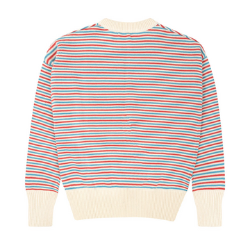 women's marina stripe knit sweater