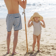 girls dove grey ruffle one piece