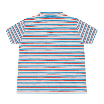 boys jetty stripe french terry button up