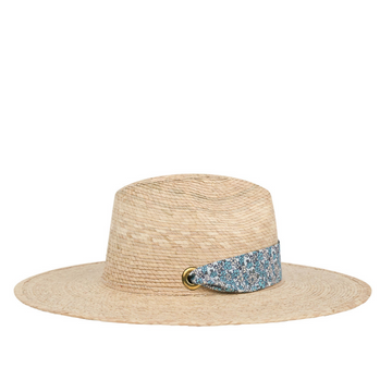 sarah bray bermuda womens wildflower sun hat with original slate floral ribbon