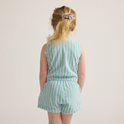 girls tamarin stripe french terry romper