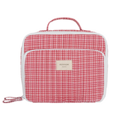 poppy gingham coated lunchbox