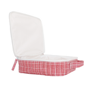 poppy gingham coated lunchbox