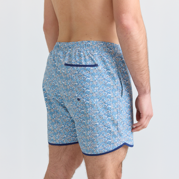 men's original slate floral boardie