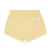 boys buttercream stripe boardie