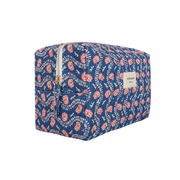 navy primrose interior travel pouch