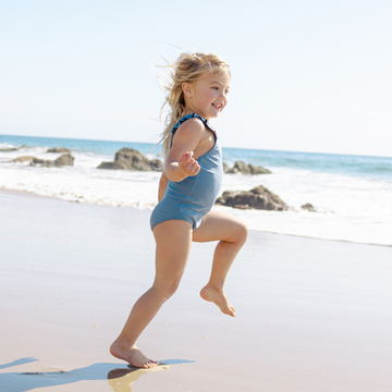 girls marine crossover one piece