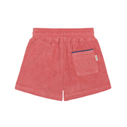 boys poppy red french terry short