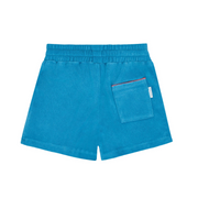 boys cerulean blue french terry short