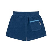 boys newport navy french terry short