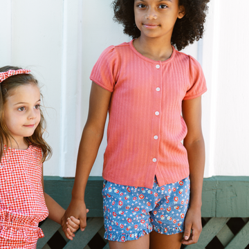 girls chatham floral short