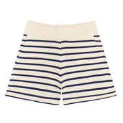 women's breton stripe knit short