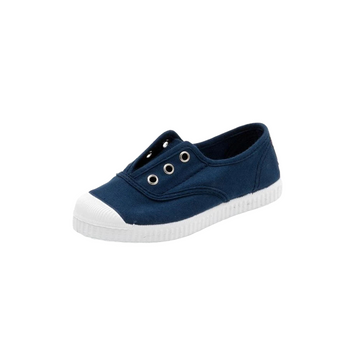 cienta navy blue slip on shoes