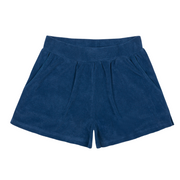 women's newport navy french terry shorts