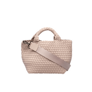 naghedi st barths shell pink small tote
