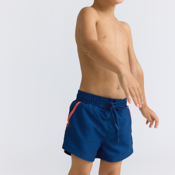 boys oyster blue stripe boardie