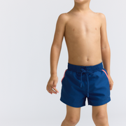 boys oyster blue stripe boardie