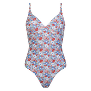 women's americana blossom v-neck one piece
