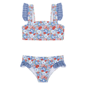 girls americana blossom bandeau bikini