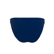 women's navy terry low waist bikini bottom