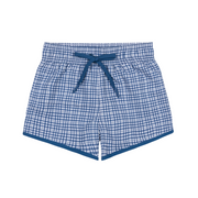 boys newport navy gingham boardie