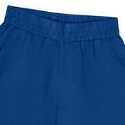 women's oyster blue linen pant