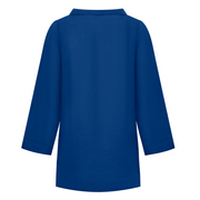 women's oyster blue linen tunic dress
